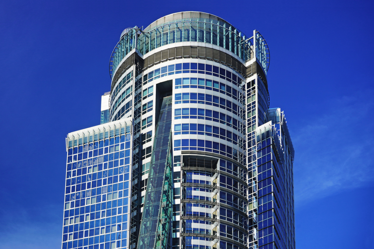 Zdjęcie architektury budynku TP SA Tower (obecnie Spektrum Tower)